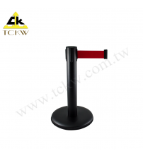  Black Powder Coated Retractable Barrier(TC-50T-PC)